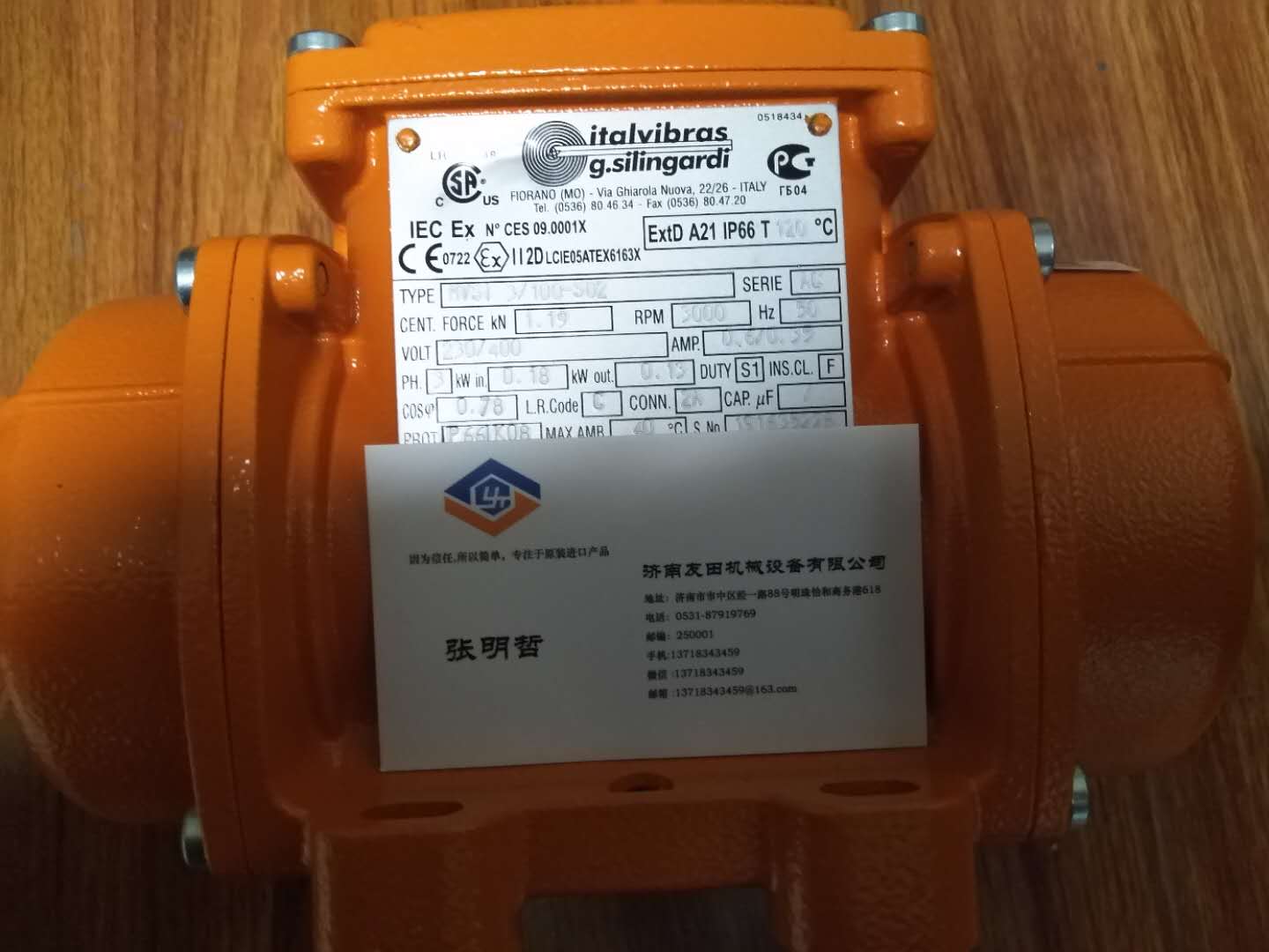 MVSI 3/100-S02 	振動(dòng)電機(jī)